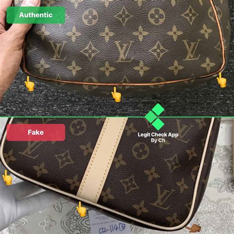 louis vuitton tote bag fake vs real|how to check if louis vuitton is real.